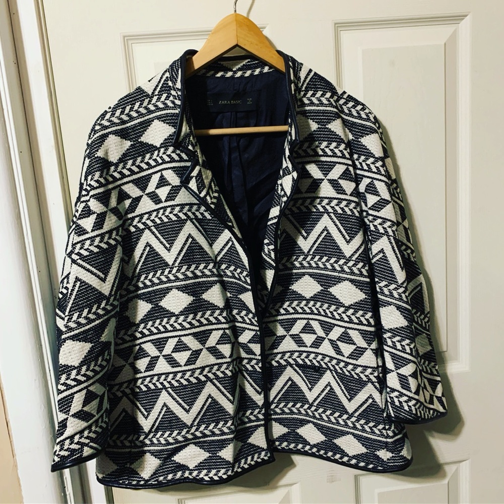 Zara cropped blazer